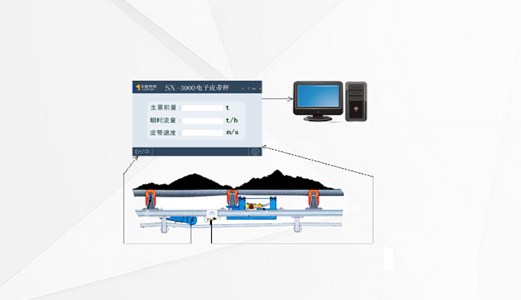 ICS-20A電子皮帶秤工作原理及性能：化解檢測(cè)生產(chǎn)量等問題